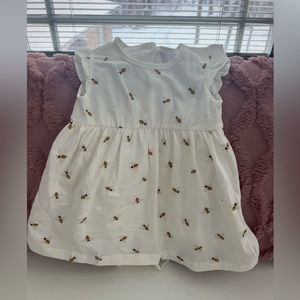 Bumble bee baby bubble romper